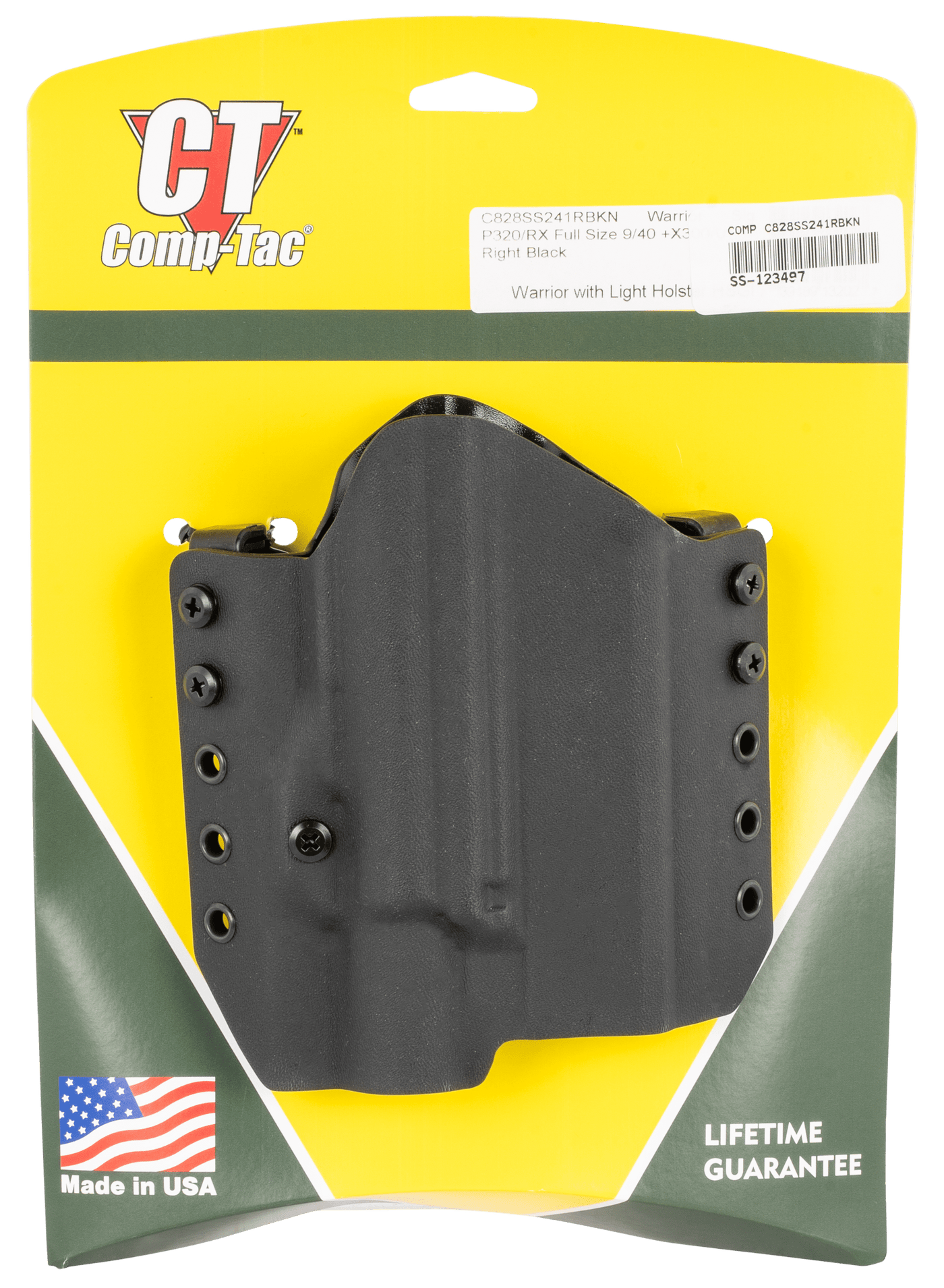 Comp-Tac Comp-tac Warrior, Comptac C828ss241rbkn Warrior W/lt Owb P320 X300 Firearm Accessories