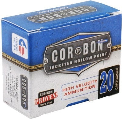 Cor-Bon Corbon 45 Acp+p 185gr Jhp - 20rd 25bx/cs Ammo
