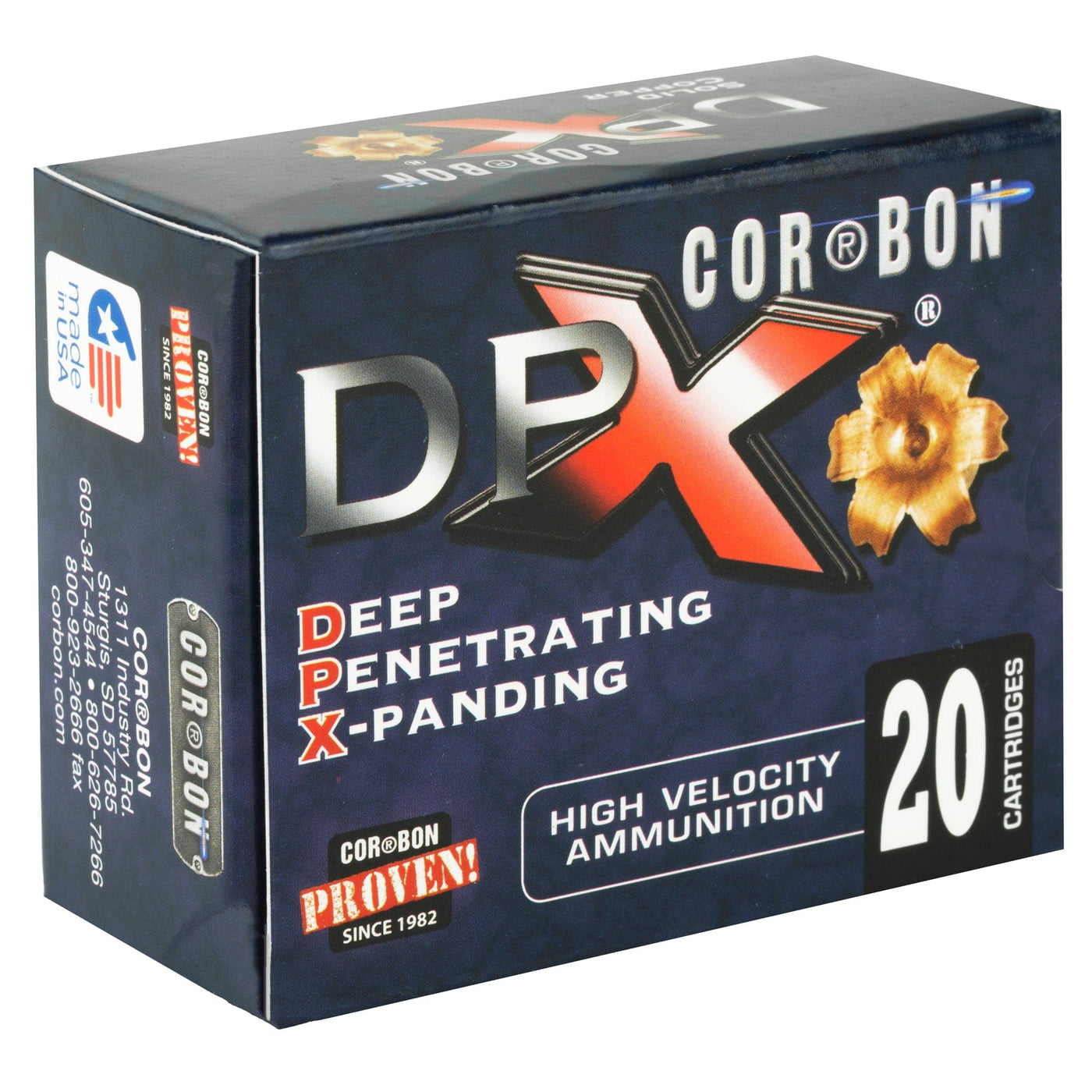 CorBon Corbon Dpx 40sw 140gr Brns X 20/500 Ammunition
