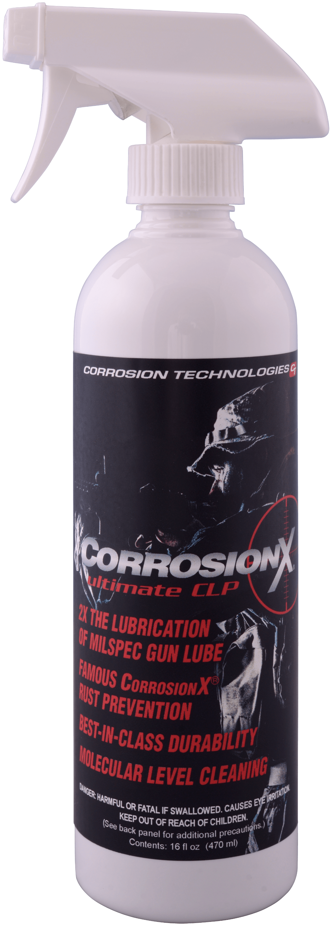 CORROSION TECHNOLOGIES Corrosion Technologies Ultimate Clp, Corr 50102 Ultimate Clp 16oz Trigger Spray Gun Care