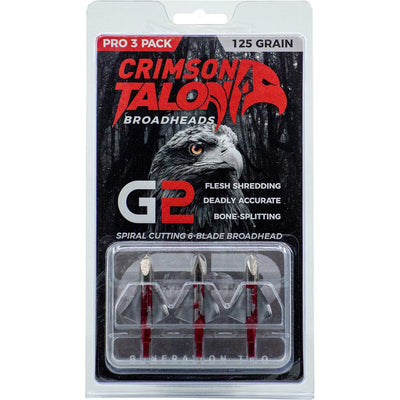 Crimson Talon Crimson Talon G2 Broadheads 125 Gr. 3 Pk. Broadheads