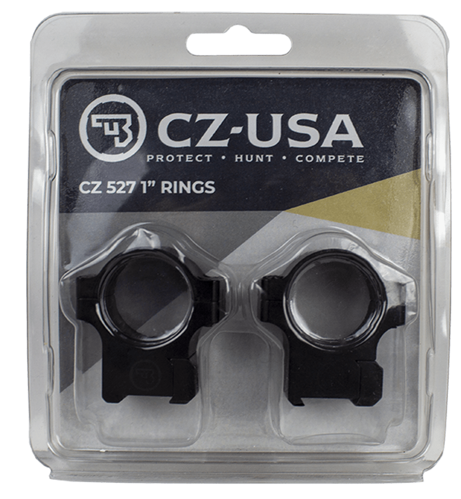 CZ Cz Scope Ring Set, Cz 40088 Alum Scope Rings 1in  Cz527 16mm Dovetail Optics Accessories