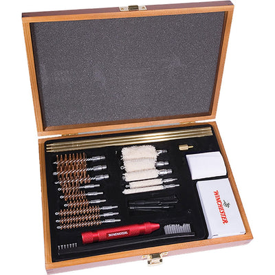 DAC Winchester Universal Cleaning Kit Wooden Case 30 Pc. Cleaning Equipment