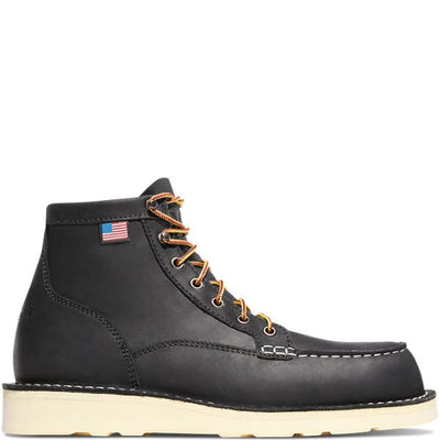 Danner Danner Bull Run Moc Toe 6" Work Boot - Steel Toe Black / 7 / D Footwear