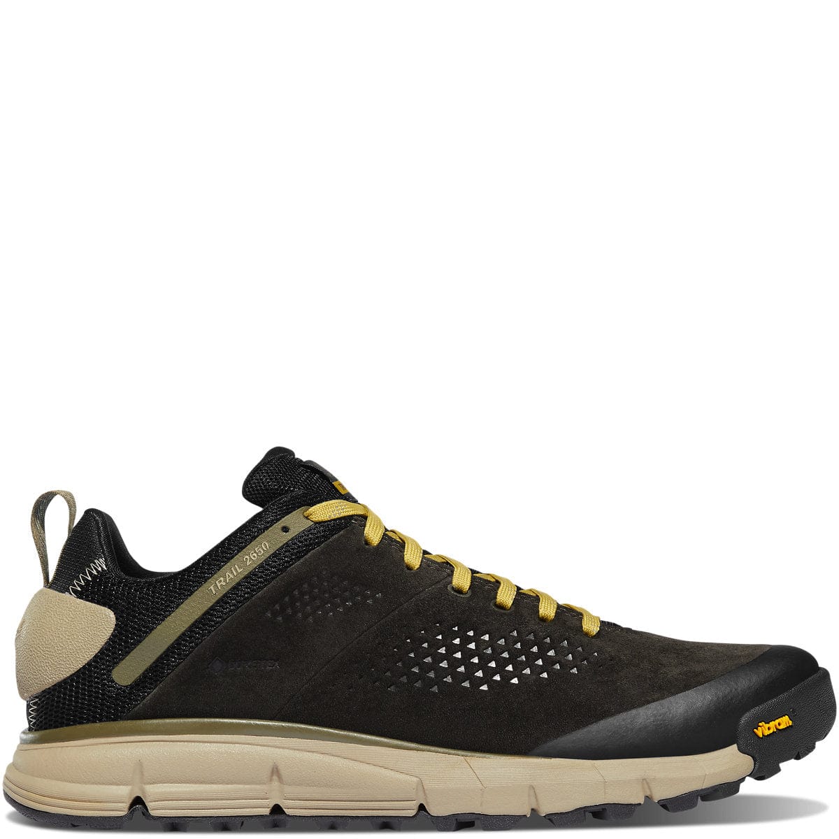 Danner Danner Mens Trail 2650 3" GTX Hiking Shoe Black Olive/Flax Yellow / 7 / D Footwear