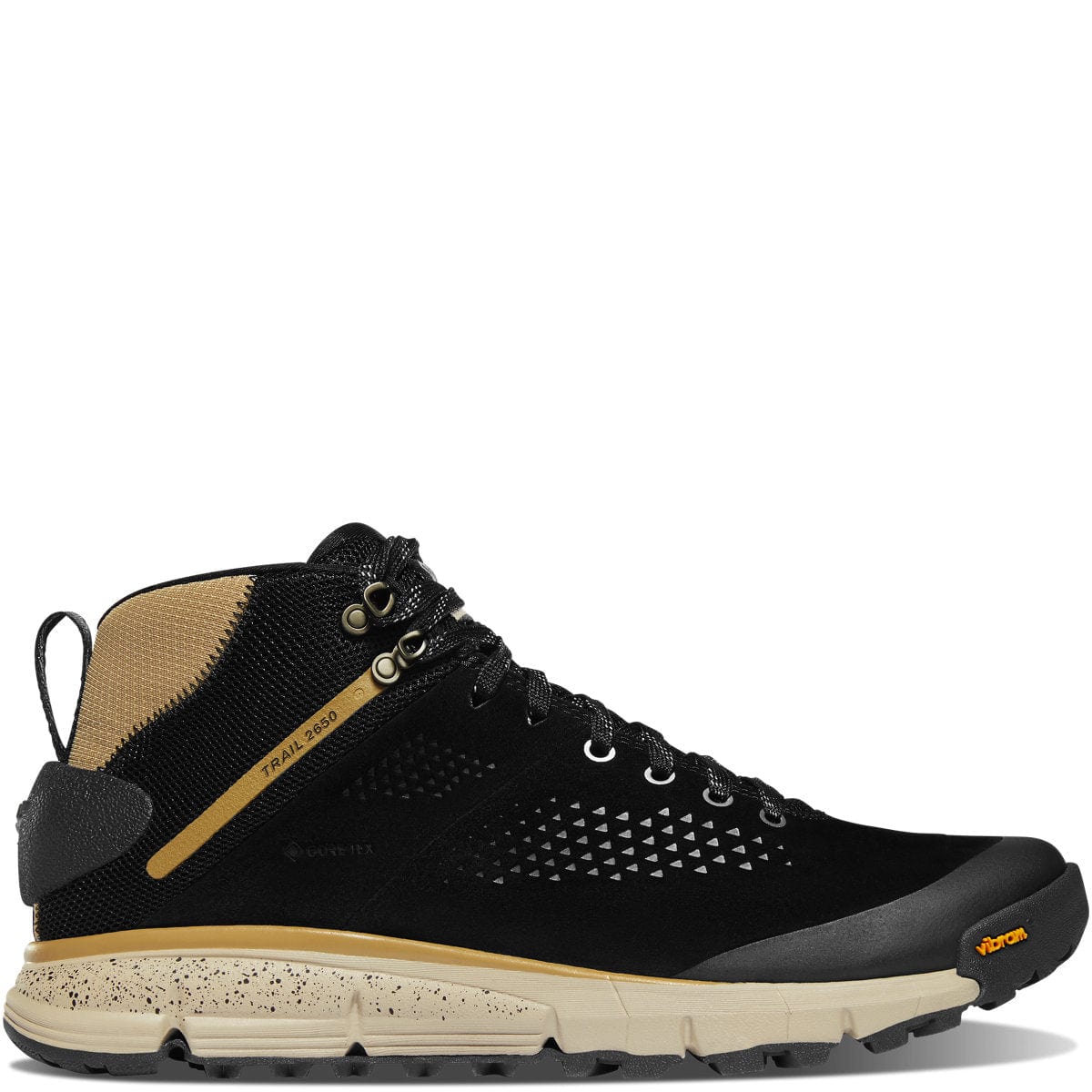 Danner Danner Mens Trail 2650 Mid 4" GTX Hiking Boot Black/Khaki / 7 / D Footwear