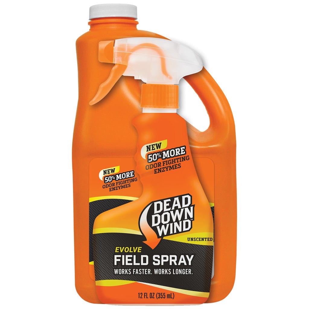 Dead Down Wind Dead Down Wind Field Spray 12 Oz. W/64 Oz. Refill (76 Oz.) Scent Elimination and Lures