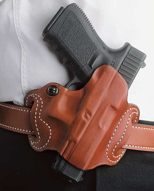 DeSantis Desantis Mini Slide Holster - Owb Lh Leather S/a Hellcat Tan Holsters And Related Items