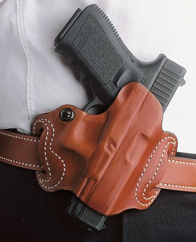 DeSantis Gunhide Desantis Mini Slide Holster - Owb Rh Leather 1911 Tan Holsters