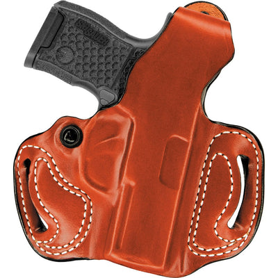 Desantis Gunhide Desantis Thumb Break Mini-slide Holster Glock 17/19/19x/22 Owb Rh Tan Firearm Accessories