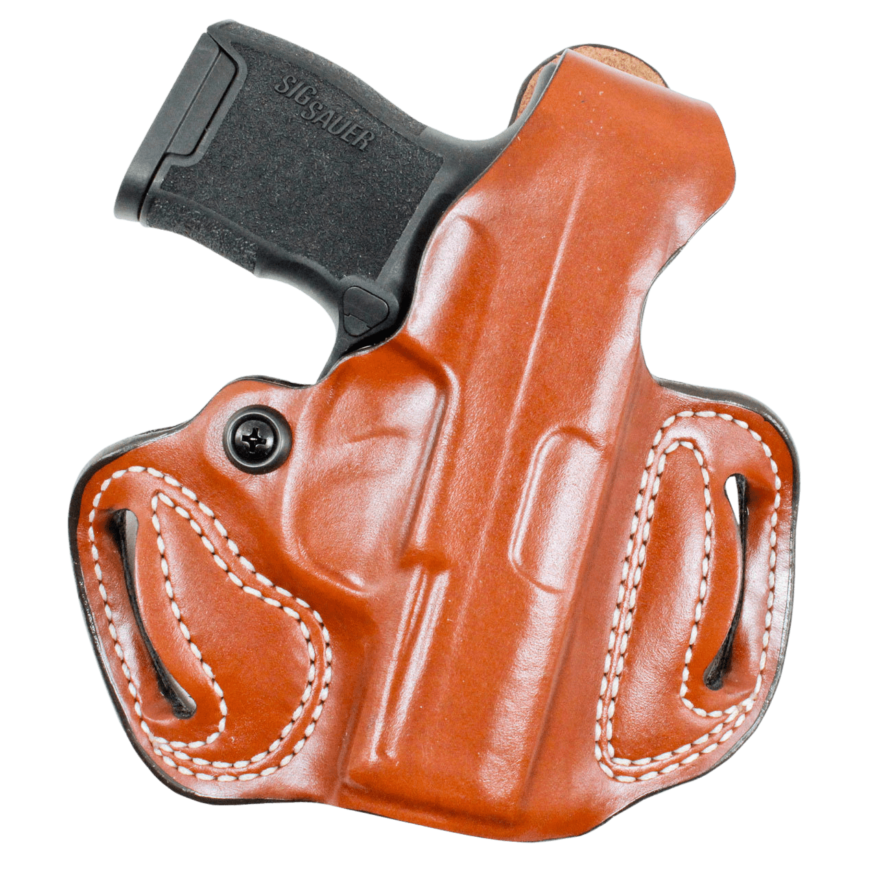 Desantis Gunhide Desantis Thumb Break Mini-slide Holster Sig P365 W/ Romeo Zero Owb Rh Tan Firearm Accessories
