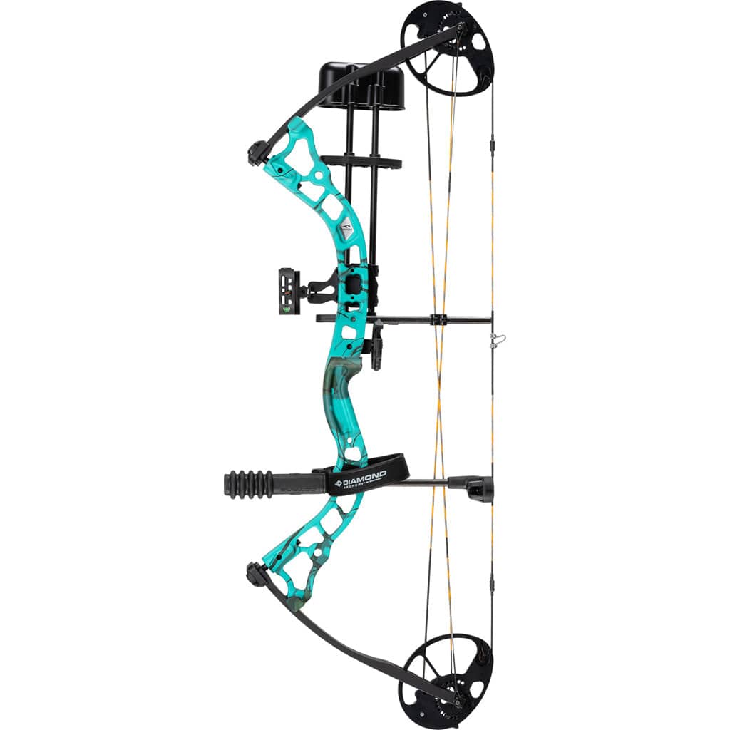 Diamond Diamond Infinite 305 Bow Package Teal Country Roots 70 Lb. Rh Bows