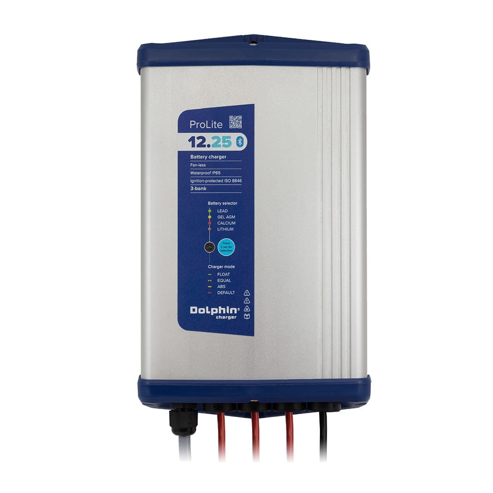 Dolphin Charger Dolphin Charger PROLITE Series Dolphin Battery Charger - 12V, 25A, 110/220VAC - 3 Outputs Electrical
