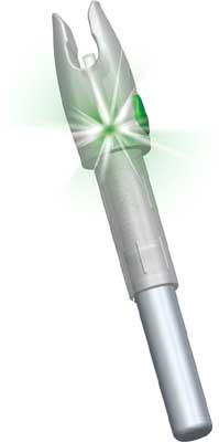 Double Take Archery Double Take Glory Nocks Green Universal Fit 3 Pk. Archery Accessories