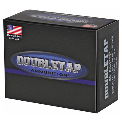 DoubleTap Ammunition Dbltap 45acp+p 160gr Schp 20/1000 Ammunition