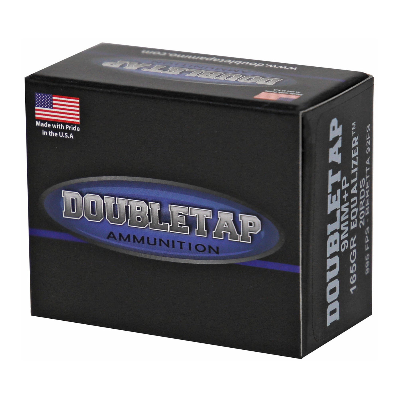 DoubleTap Ammunition Dbltap 9mm+p 165gr Jhp 20/1000 Ammo