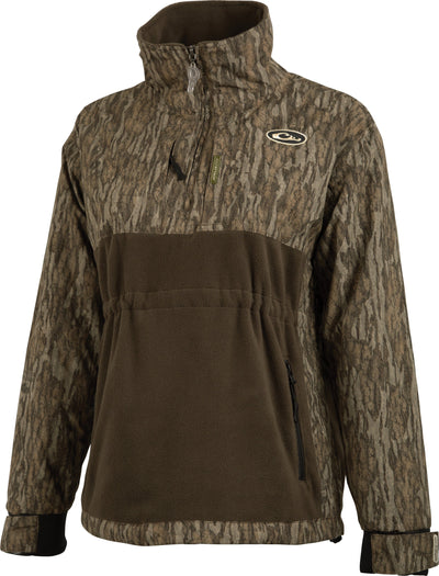 Drake Drake MST Ladies Eqwader™ Plus 1/4 Zip MossyOak Bottomland / X-Small Other