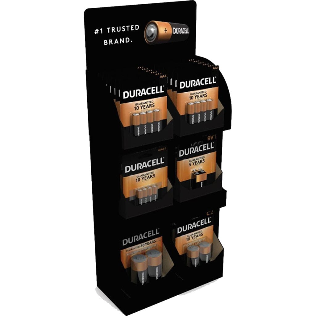 Duracell Duracell Coppertop Batteries Counter Display 36 Pc. Batteries and Acc