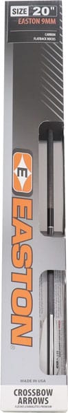 Easton Easton 9mm Crossbow Bolts 20 In. Aluminum Insert Flat Nock 6 Pk. Archery Accessories