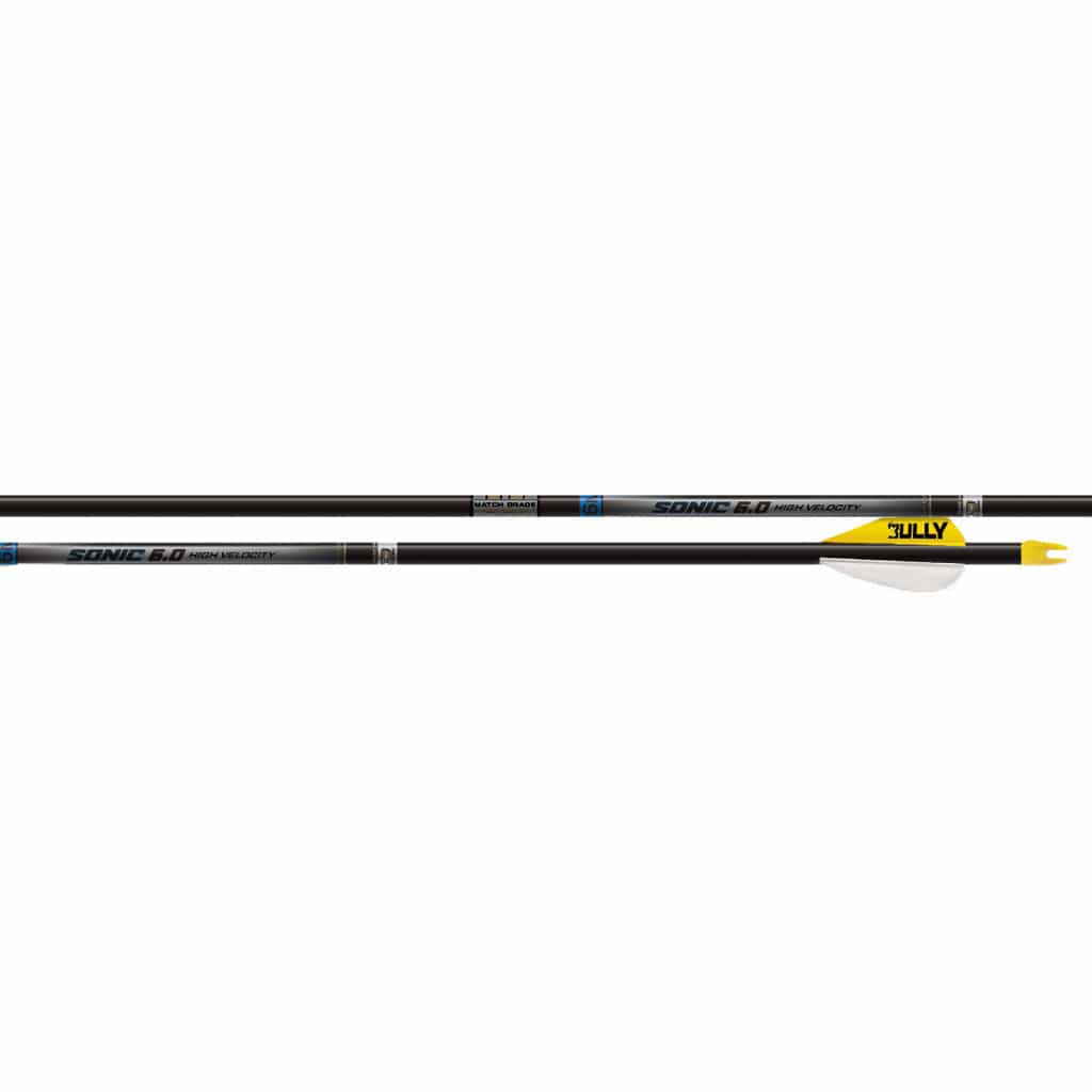 Easton Easton Sonic 6.0 Match Grade Arrows Factory Helical 300 6 Pk. Arrows and Shafts