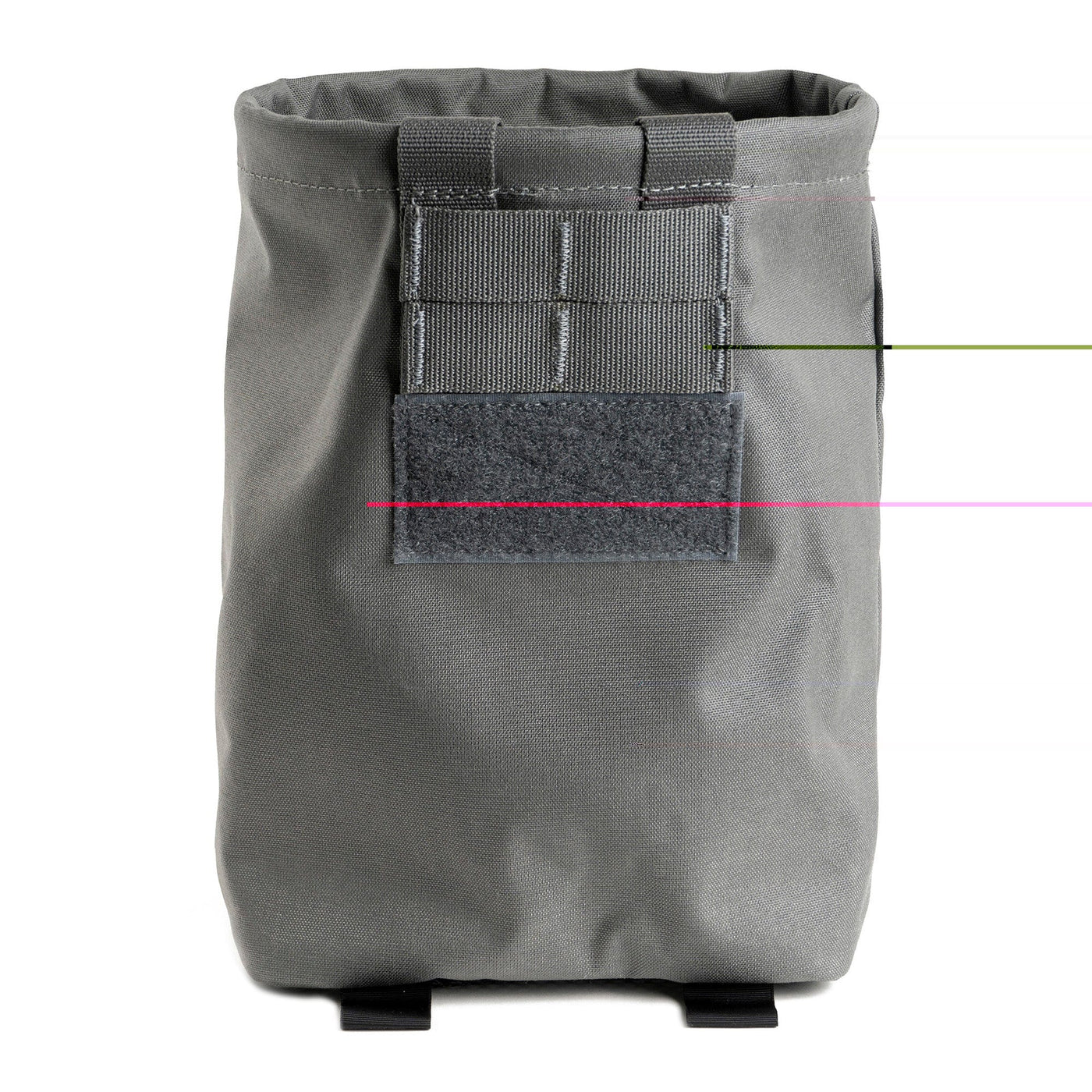 Edgar Sherman Design Esd Sap Bucket Dump Pouch Wolf Gray Holsters