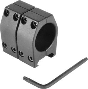 Evolution Gun Works Egw 1" Practical Aluminum - Rings .750" Matte Black Scope Mounts And Rings