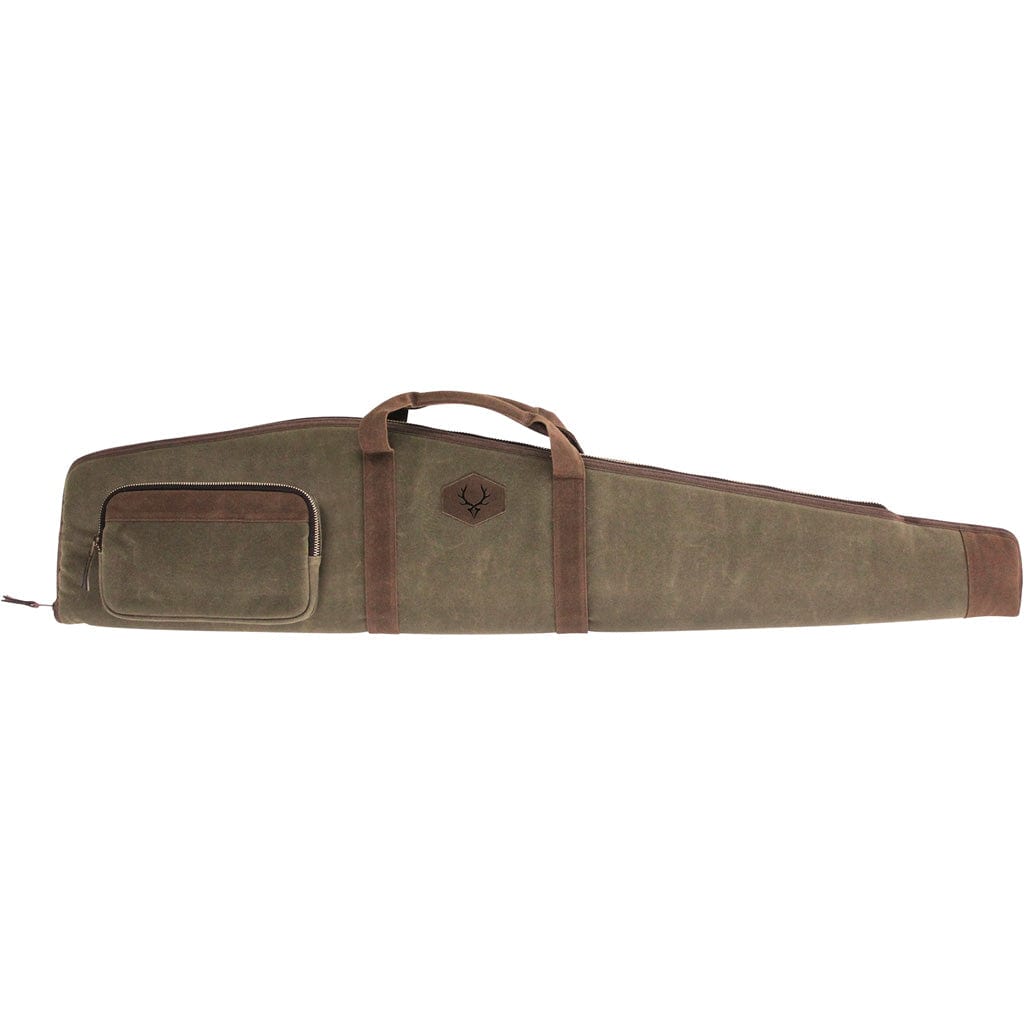 Evolution Outdoor Evolution Rawhide Waxed Canvas Rifle Case Green Canvas And Tan 48 In. Soft Gun Cases
