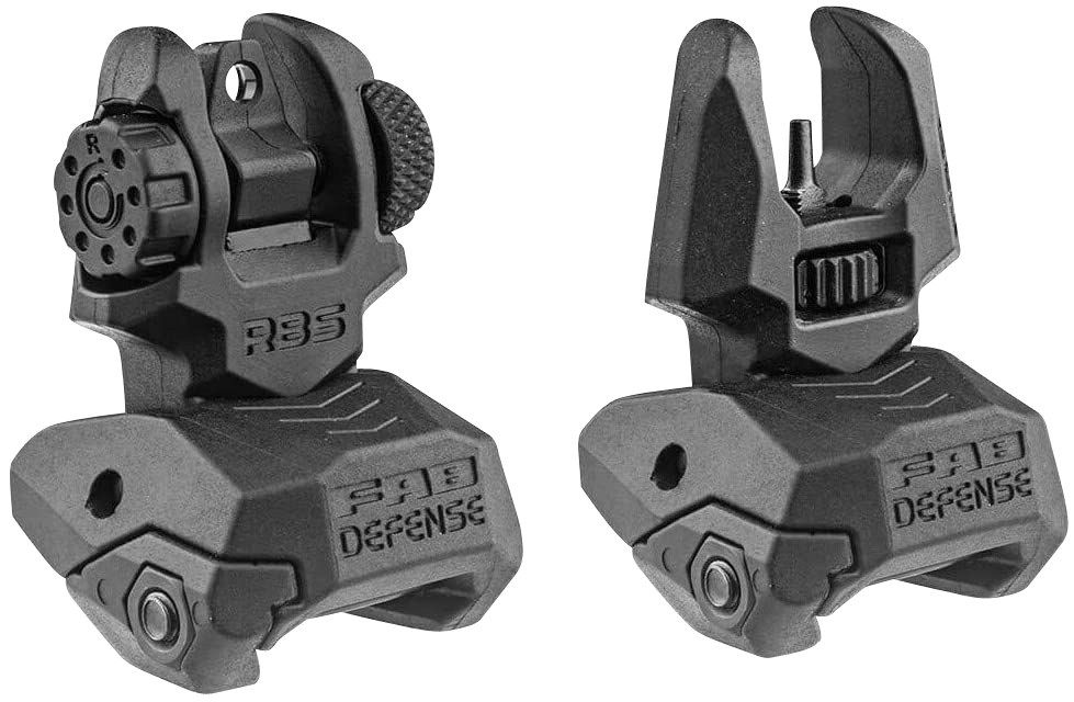 FAB DEFENSE (USIQ) Fab Defense (usiq) Front/rear Flip Up Sights, Fab*fx-frbs    Frt/rear Folding Back-up Sights Firearm Accessories