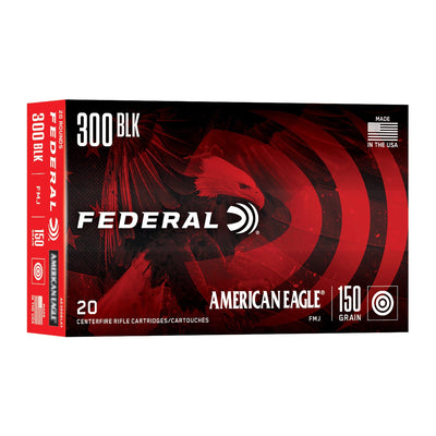 Federal Fed Am Eagle 300blk 150gr Fmj 20/500 Ammunition