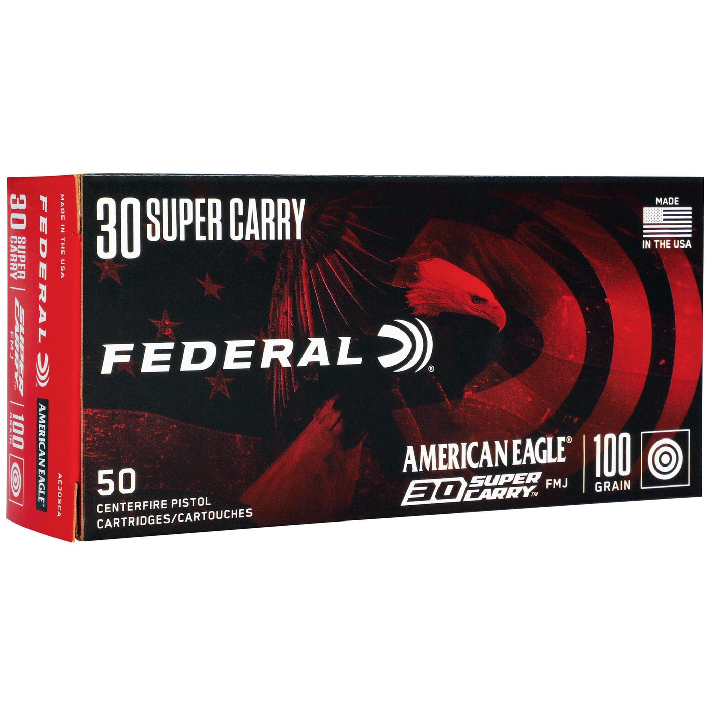 Federal Fed Am Eagle 30sc 100gr Fmj 50/1000 Ammunition