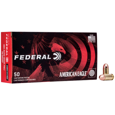 Federal Fed Am Eagle 380acp 95gr Fmj 50/1000 Ammunition