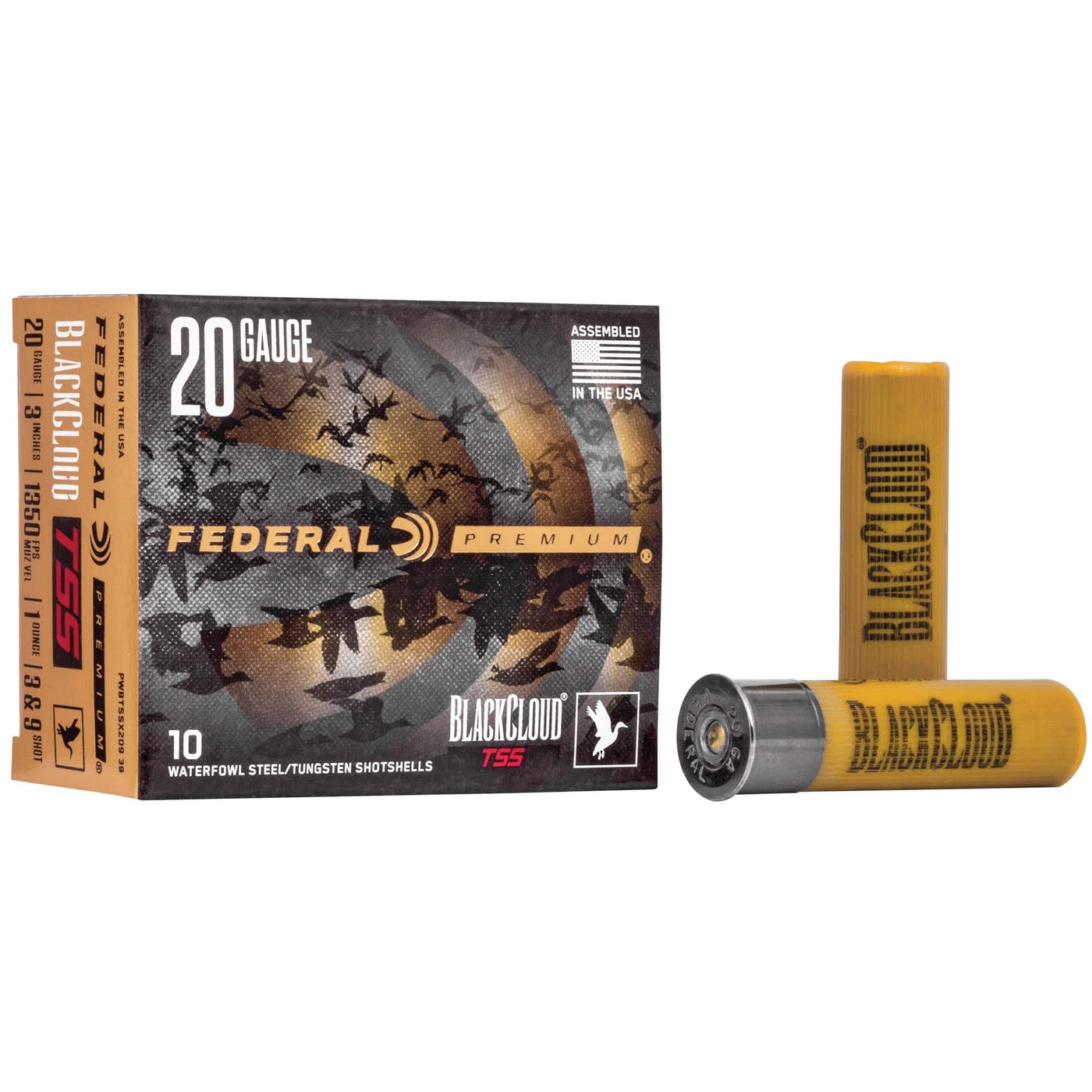 Federal Fed Blk Cld Tss 20ga 3" #3/9 10/100 Ammo