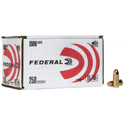 Federal Fed Champ 9mm 115gr Fmj 250/1000 Ammo