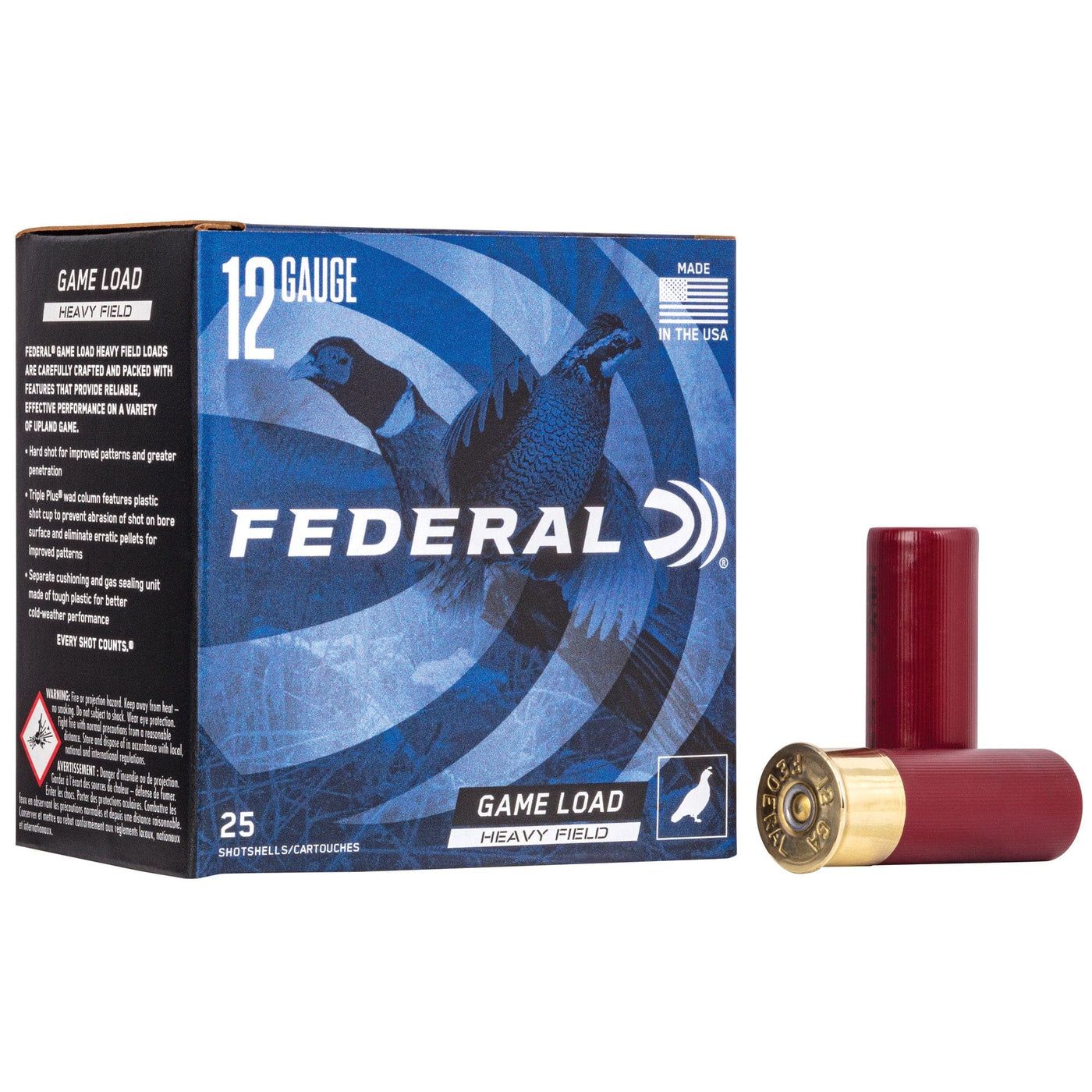 Federal Fed Game Load 12ga 2.75" #7.5 25/250 Ammunition