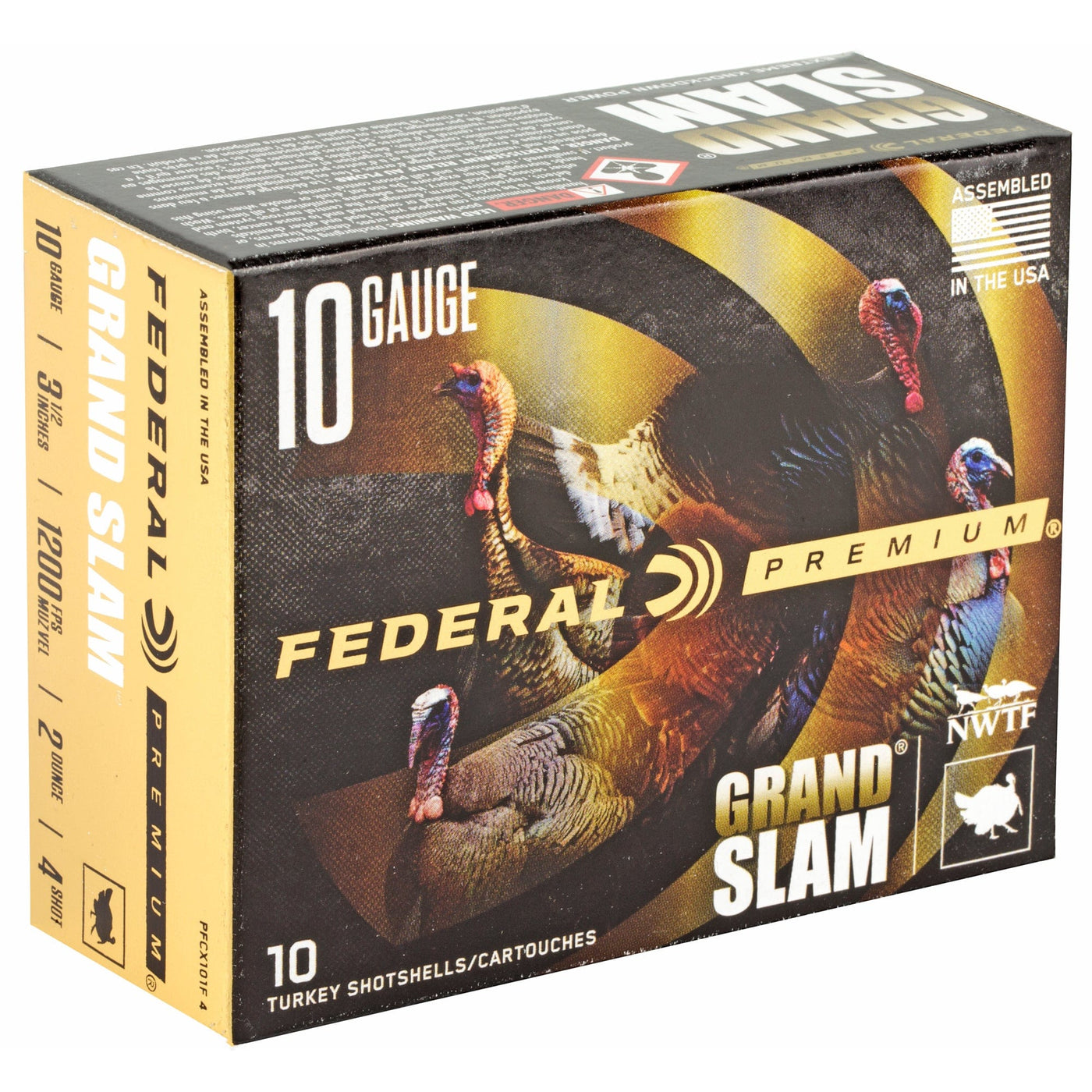 Federal Fed Grand Slam 10ga 3.5" #4 2oz 10/5 Ammunition