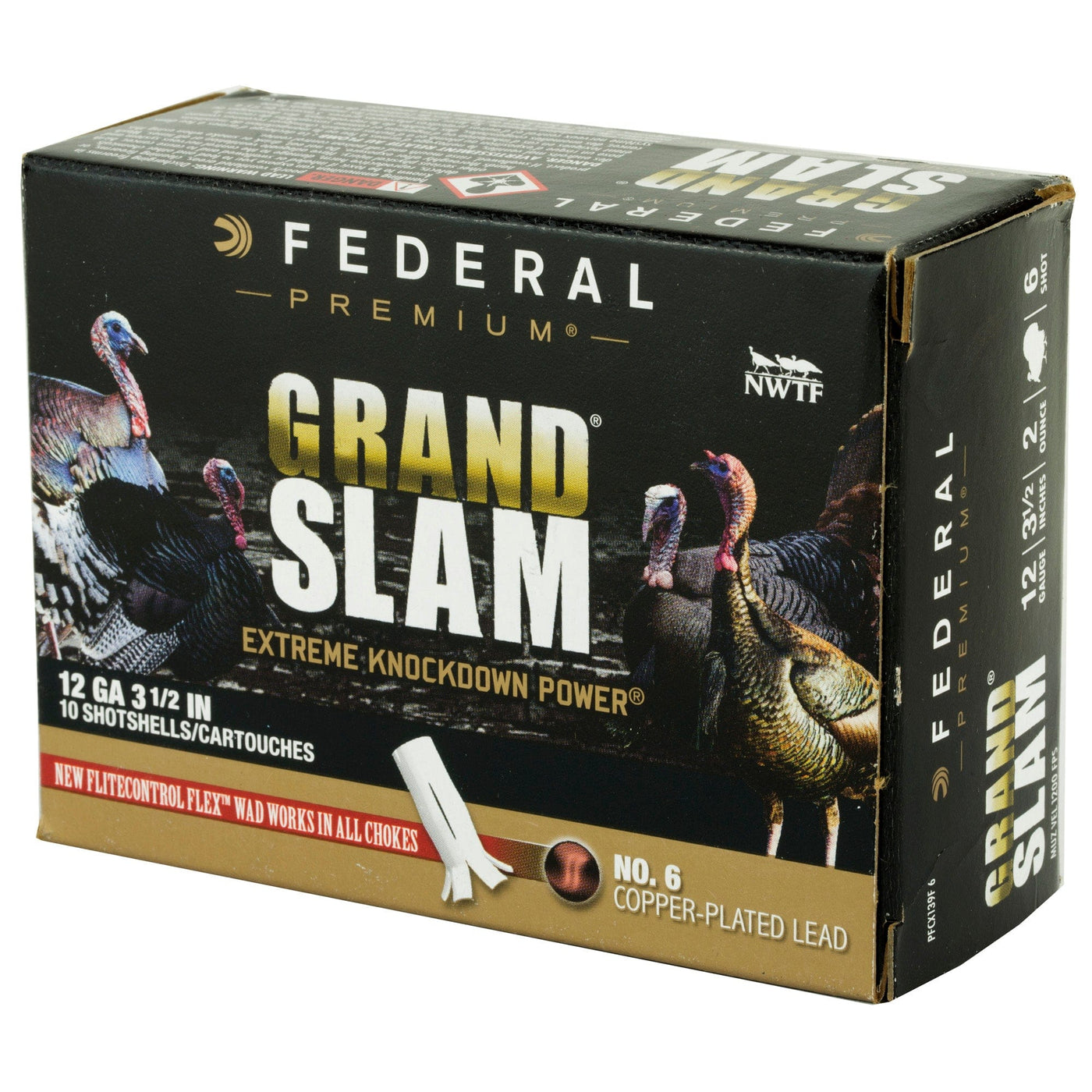 Federal Fed Grand Slam 12ga 3.5" #6 2oz 10/5 Ammunition