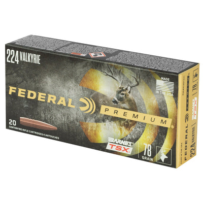 Federal Fed Prm 224vlk 78gr Brns Tsx 20/200 Ammo
