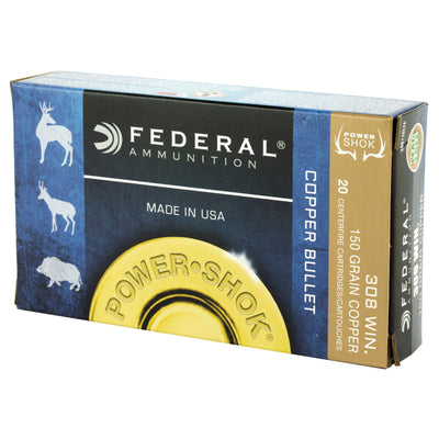 Federal Fed Pwrshk 308win 150gr Cpr 20/200 Ammo