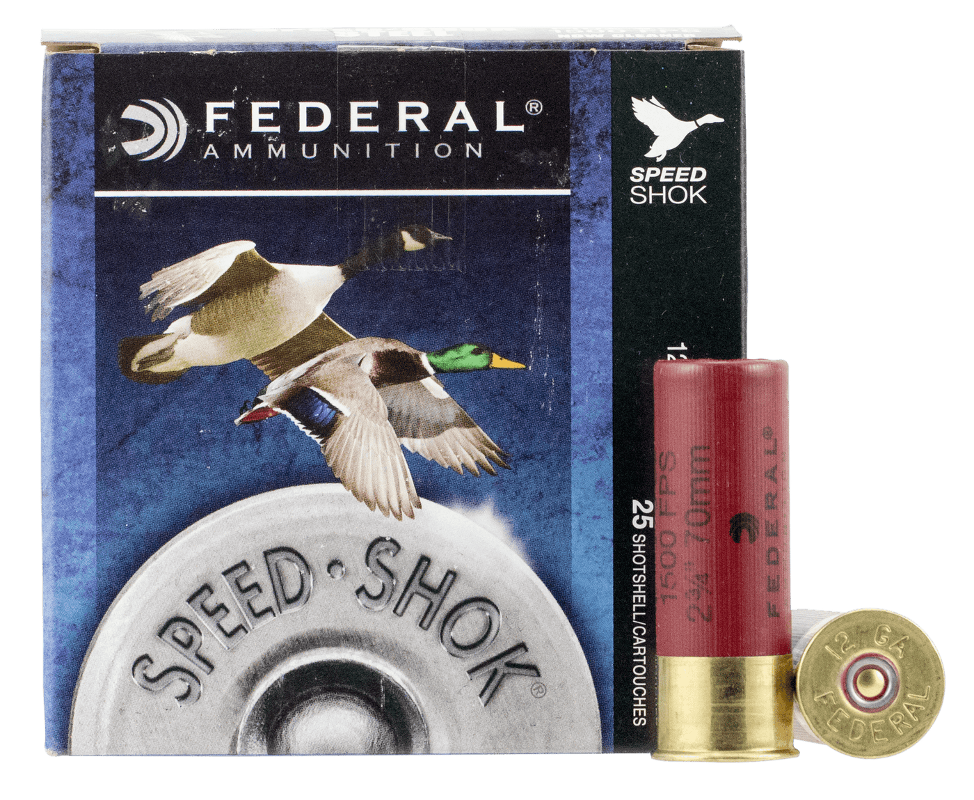 Federal Fed Speed Shok 12ga 2.75" #4 25/250 Ammo