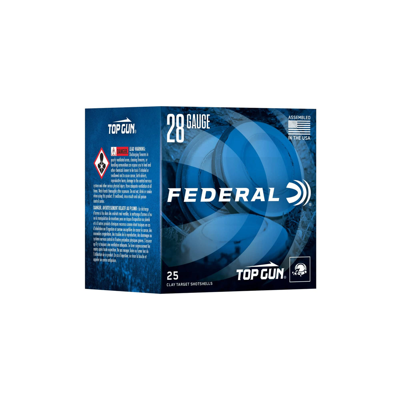 Federal Fed Top Gun 28ga 2.75" #9 25/250 Ammo