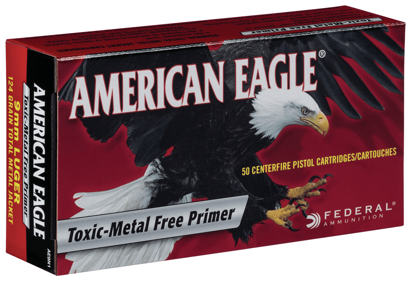 Federal Federal American Eagle Pistol Ammo 38 Spl 130 Gr. Full Metal Jacket 50 Rd. Ammo