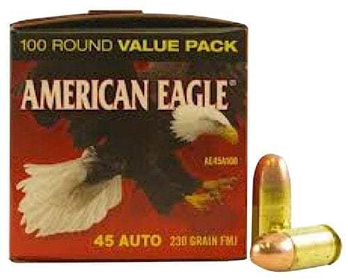 Federal Federal American Eagle Pistol Ammo 45 Acp 230 Gr. Full Metal Jacket 100 Rd. 230 grain Ammo