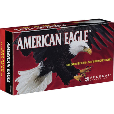 Federal Federal American Eagles Pistol Ammo 380 Acp 95 Gr. Full Metal Jacket 50 Rd. Ammo