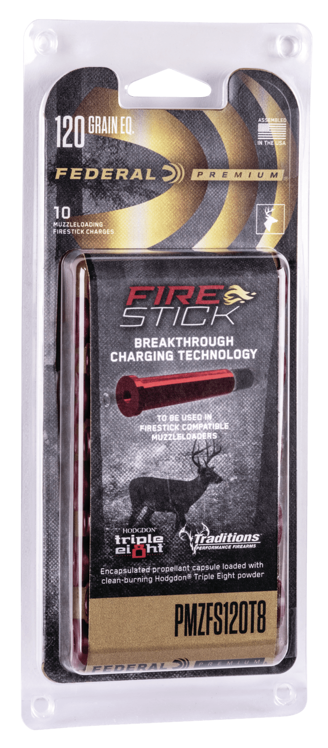Federal Federal Firestick, Fed Pmzfs120t8 Firestick 120gr (trad Nitro Only) Reloading
