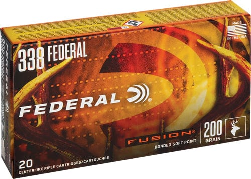 Federal Federal Fusion 338 Federal - 20rd 10bx/cs 200gr Fusion Ammo