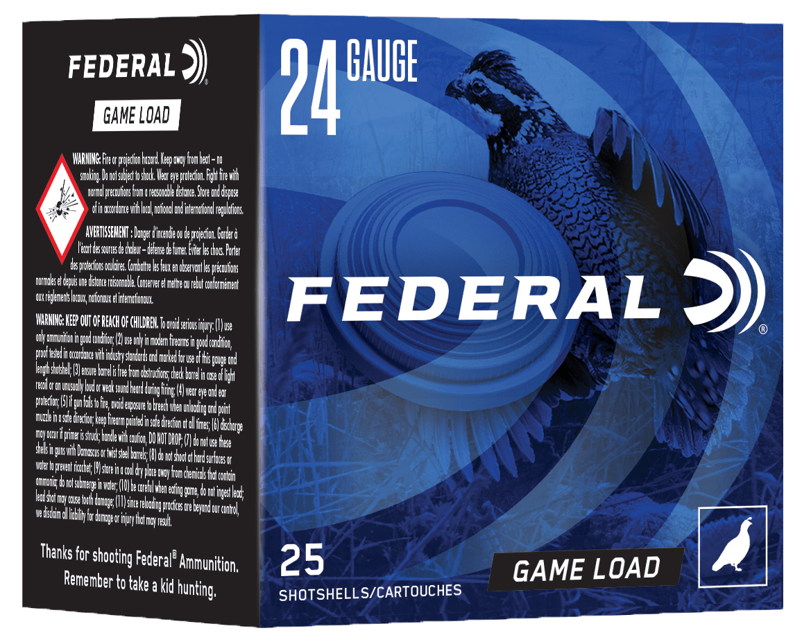 Federal Federal Game Load, Fed N1248     Gmshk Fld  24ga 2.5  11/16     25/10 Ammo
