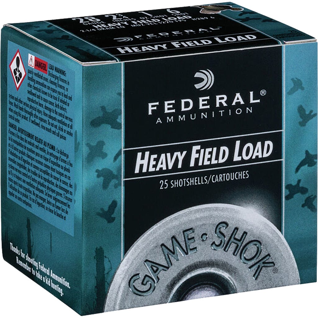 Federal Federal Game-shok Heavy Field Load 28 Ga. 2.75 In. 1 Oz 6 Shot 25 Rd. Ammo