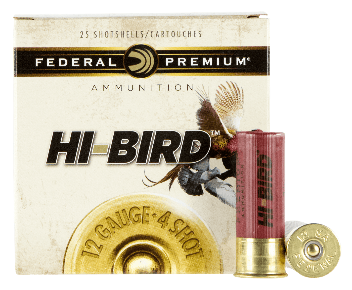 Federal Federal Hi-bird Game Load 12 Ga. 2.75 In. 1 1/4 Oz. 5 Shot 25 Rd. Ammo