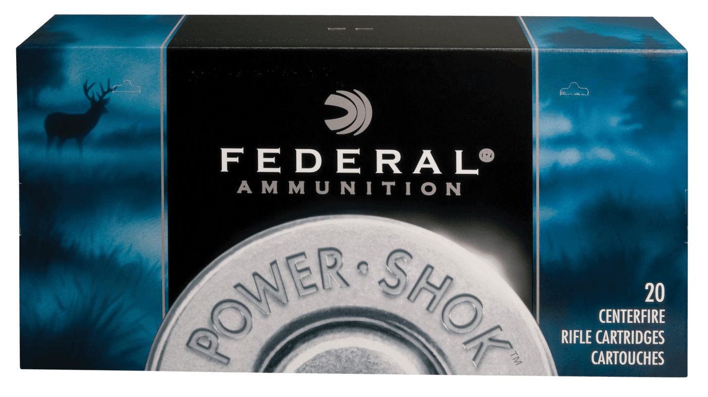 Federal Federal Power-shok Rifle Ammo 300 Win Mag 180 Gr. Jacketed Soft Point 20 Rd. Ammo