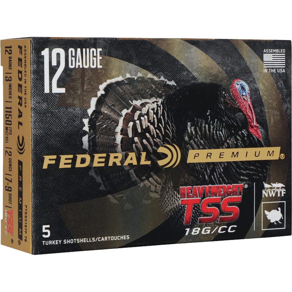 Federal Federal Premium Heavyweight Tss Load 12 Ga. 3 In. 2 Oz. 7,9 Shot 5 Rd. Ammo